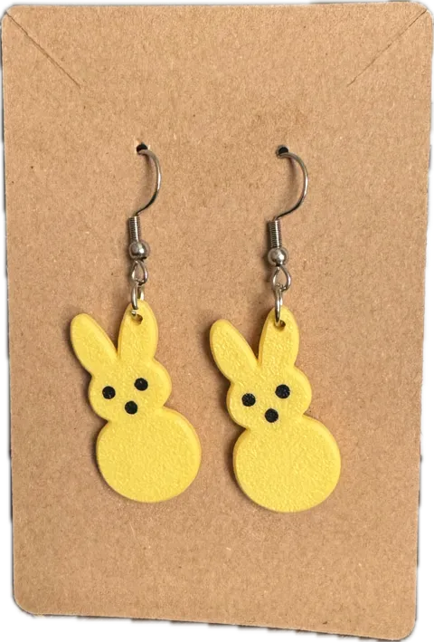 Peeps Bunny Dangle Earrings