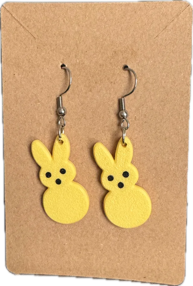 Peeps Bunny Dangle Earrings