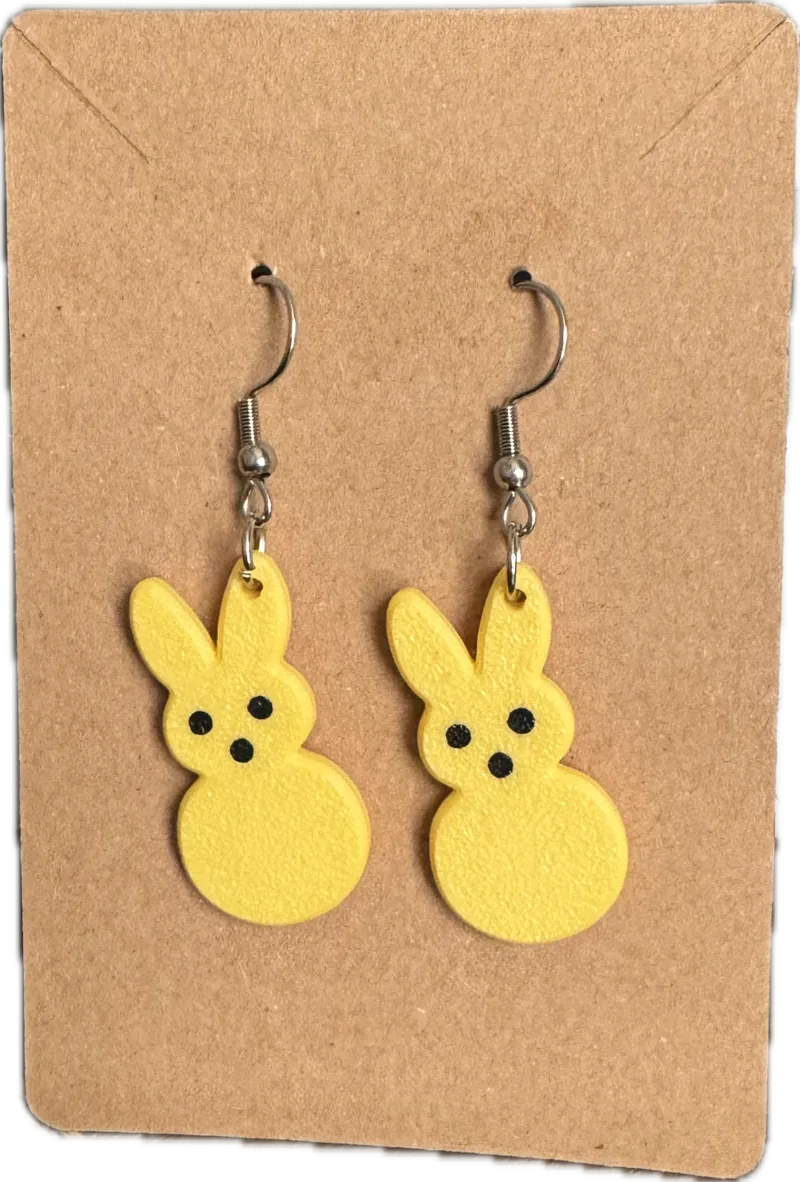 Peeps Bunny Dangle Earrings