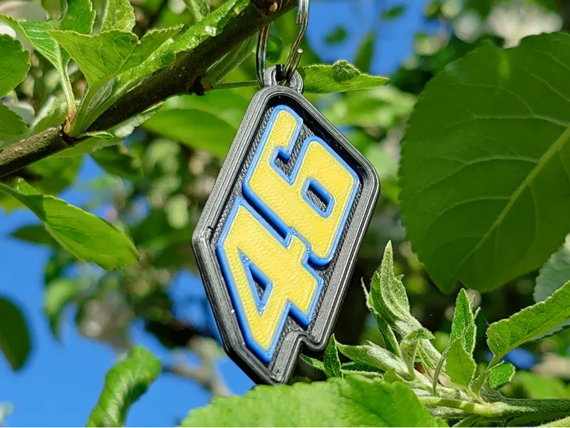 Valentino Rossi 46 keychain MotoGP