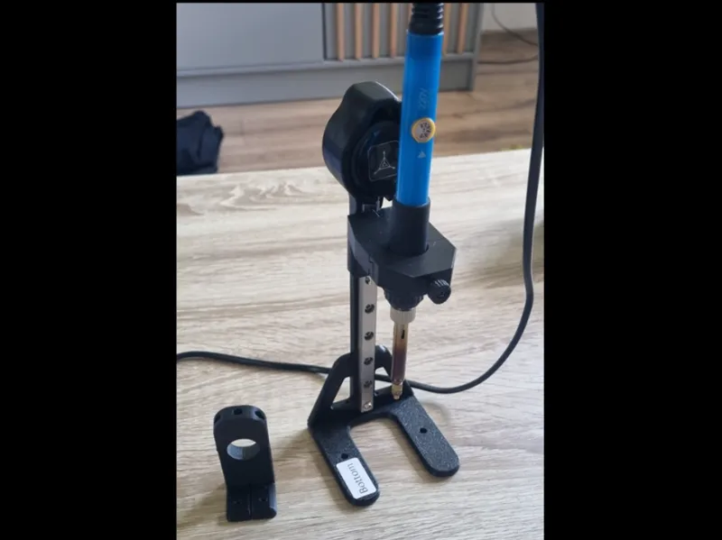 Perpendicular guide heat insert press upgrade BLUE