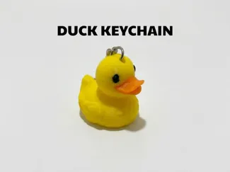 Cute Duck Keychain 