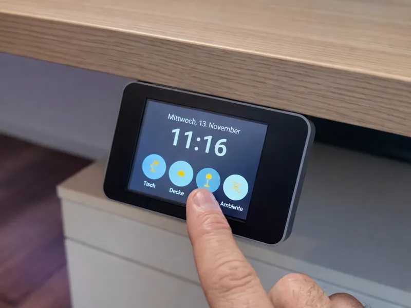 Home Assistant Desk Mount – ESP32 + ILI9341
