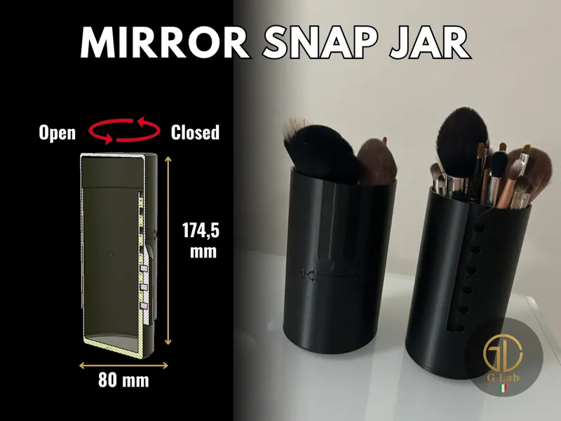 Mirror Snap Jar - Barattolo a Scatto Speculare