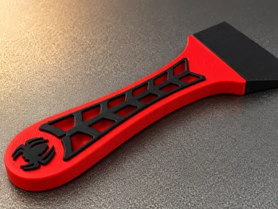 Spider-Man Inspired 3D Printer Build Plate Scraper