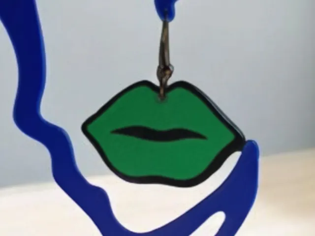Multicolor St. Patrick’s Day Lips Earrings