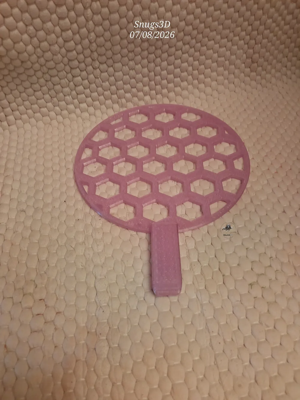 Bubble Base with Honeycomb n Circle Bubble Wand - Free 3D Print Model ...