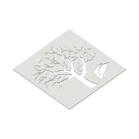Pochoir arbre et feuille — photo 4