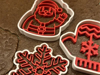 Christmas cookie and gingerbread cutters