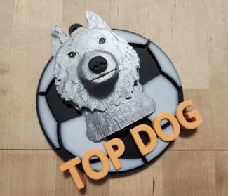 Top Dog Award Medallion