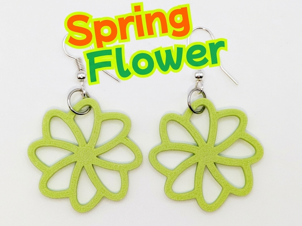 Nice Spring Flower Earrings