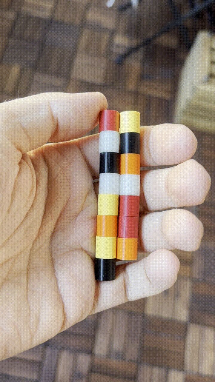 Magnetic fidget cylinder