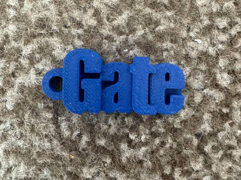 Gate keychain