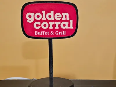 Golden Corral Road Sign