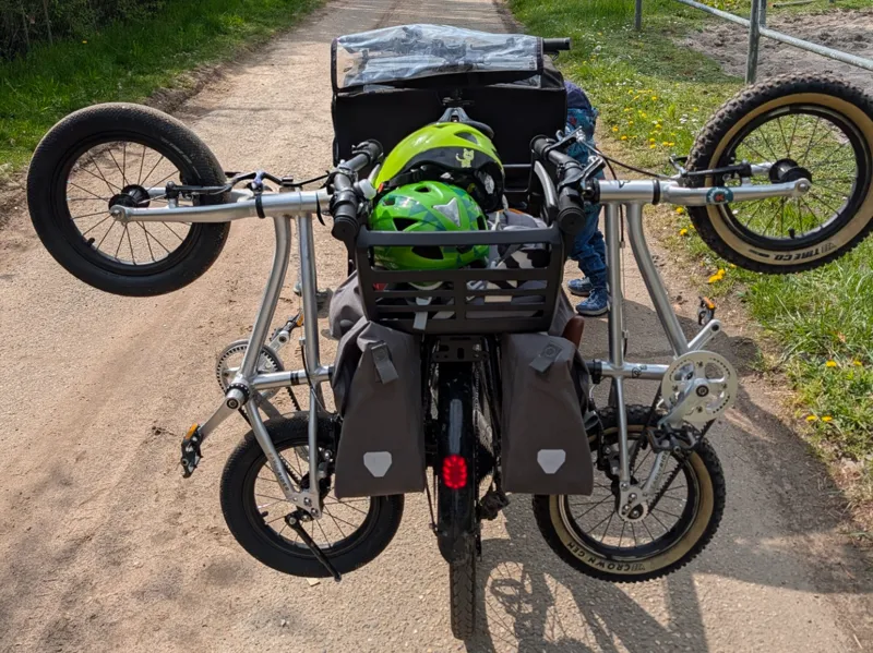 Dual Kids bike mount hooks for Thule Pack 'n Pedal