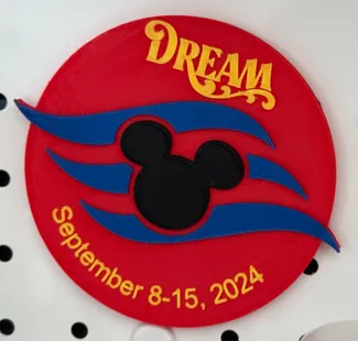 Disney Cruise Line Door Magnet Template