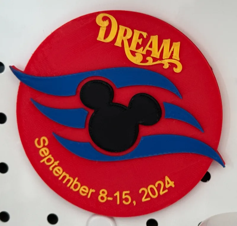 Disney Cruise Line Door Magnet Template