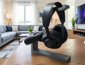 pro headset and controller stand view 2