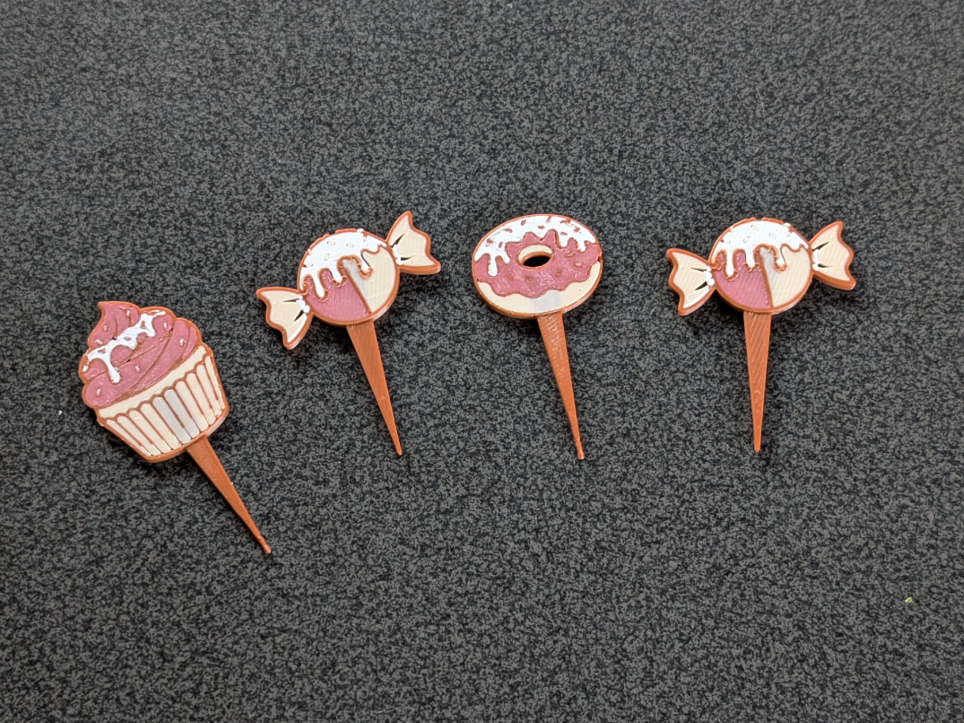 Sweet Treats Cupcake Topper Set - AMS Multicolor