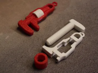 Mini Adjustable Keychain Wrench