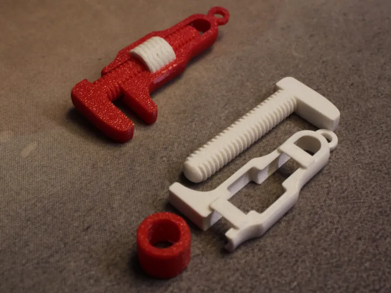 Mini Adjustable Keychain Wrench