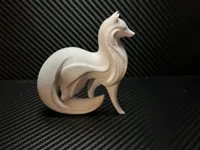 Sculpture minimaliste de loup — photo 1