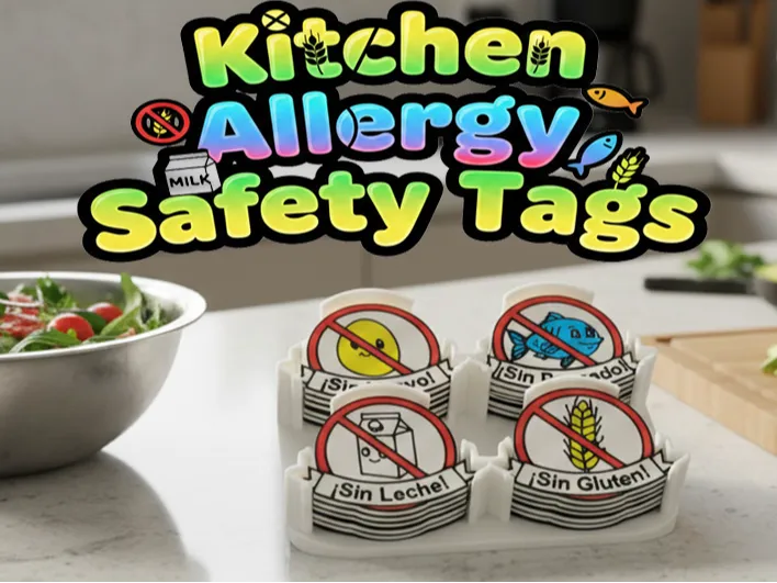 kitchen Allergy Safety Tag