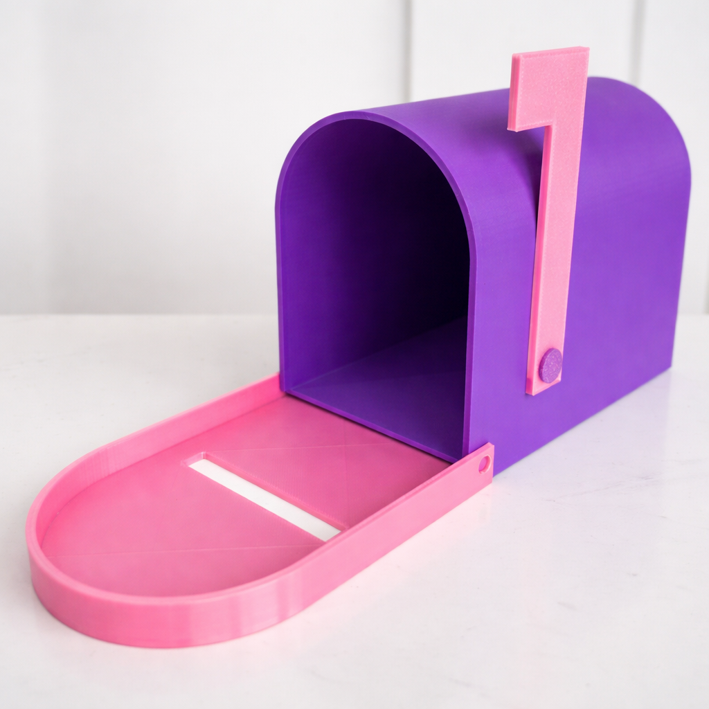 Miniatura 5 do modelo 3D Mailbox with Flag