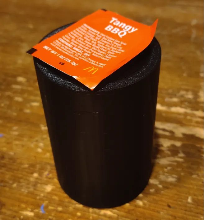 Car Sauce Cup Holder Threaded Lid