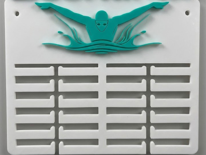 Medagliere nuoto "personalizzabile"