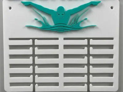 Swimming Medal Holder "Customizable"