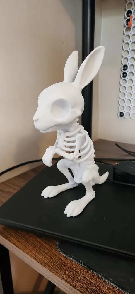 Realistic Skeleton Bunny Halloween - Free 3D Print Model - MakerWorld