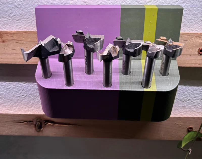 Forstner Bit French Cleat holder