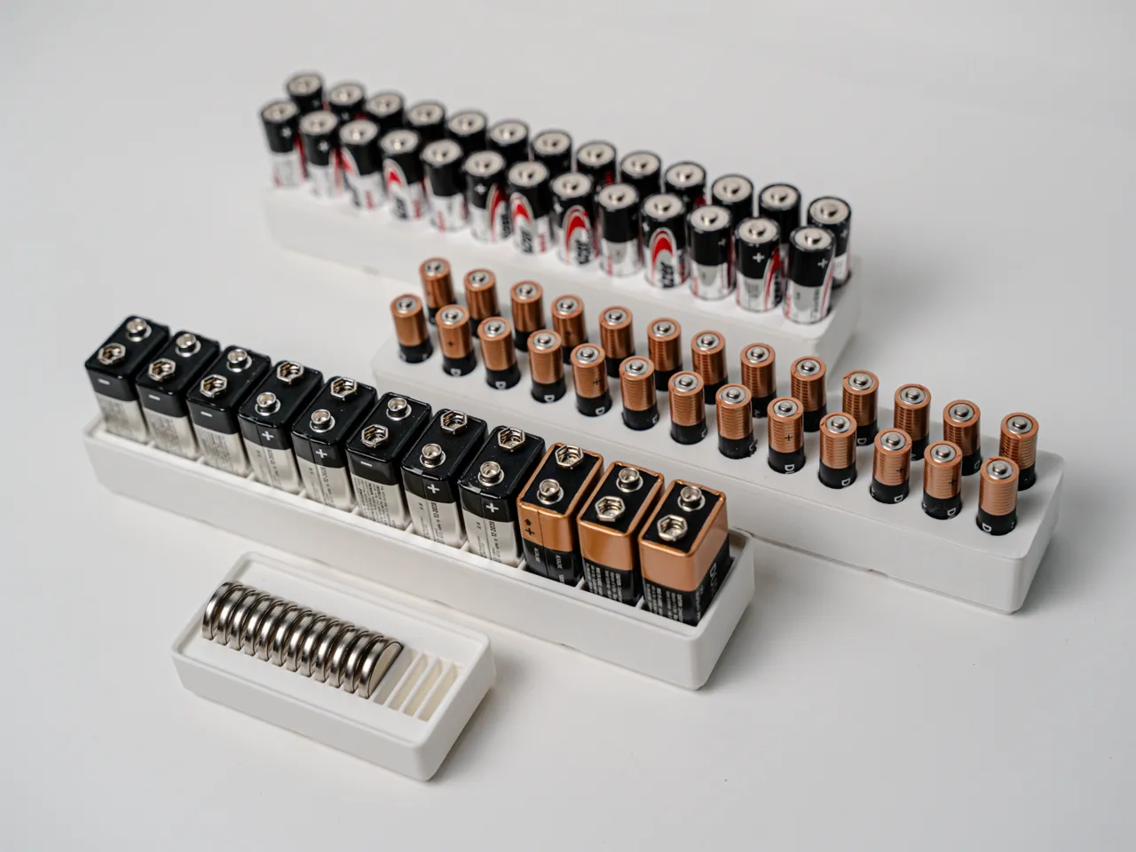 Gridfinity - Battery Holders view 3