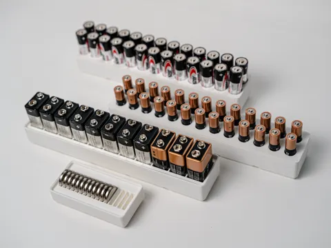 Gridfinity - Battery Holders view 3
