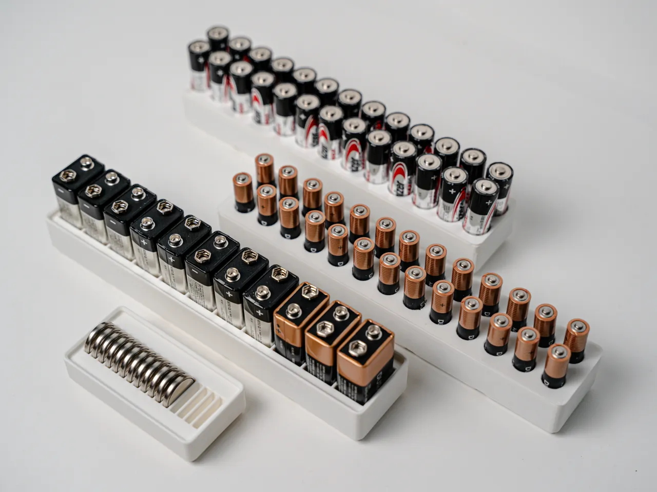 Gridfinity - Battery Holders view 2