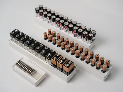 Gridfinity - Battery Holders view 2
