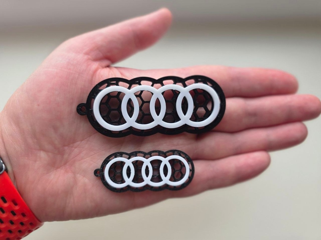 Miniatura 2 do modelo 3D Audi Keychain
