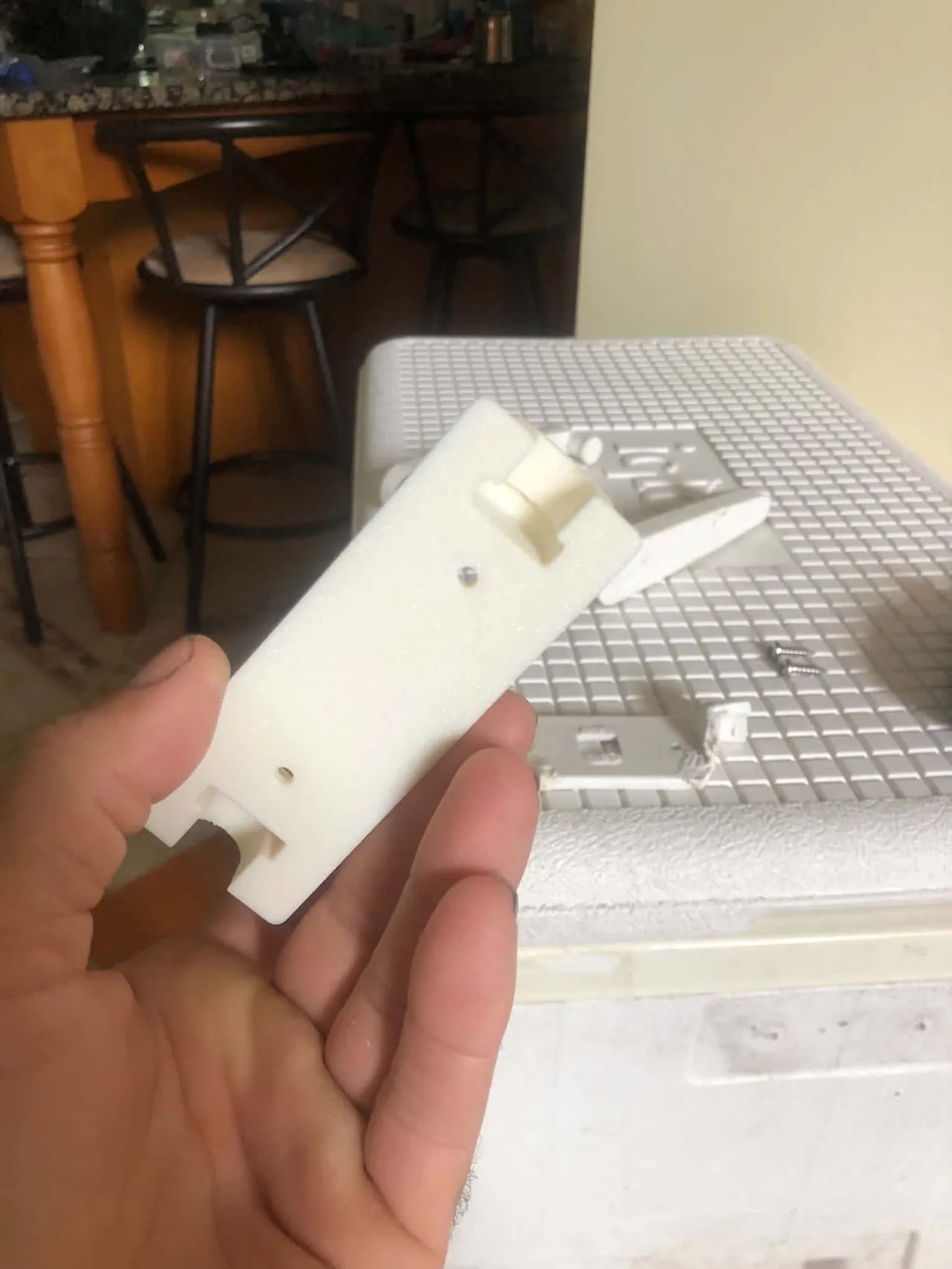 mastercraft cooler handle bracket repair view 2