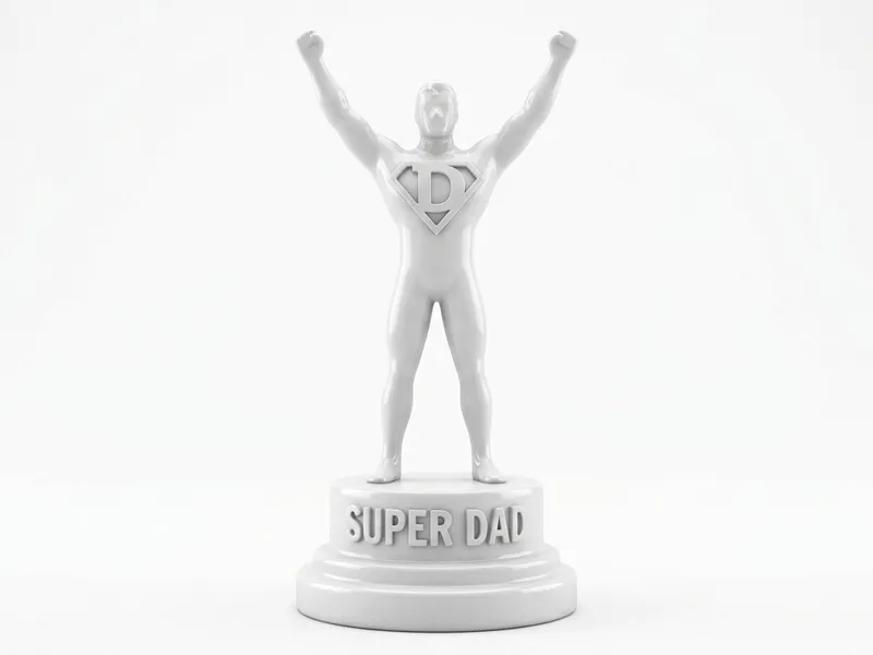 The Ultimate "Super Dad/Hero" Trophy / Statue