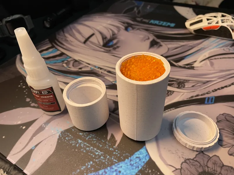 CA glue bottle container with gel