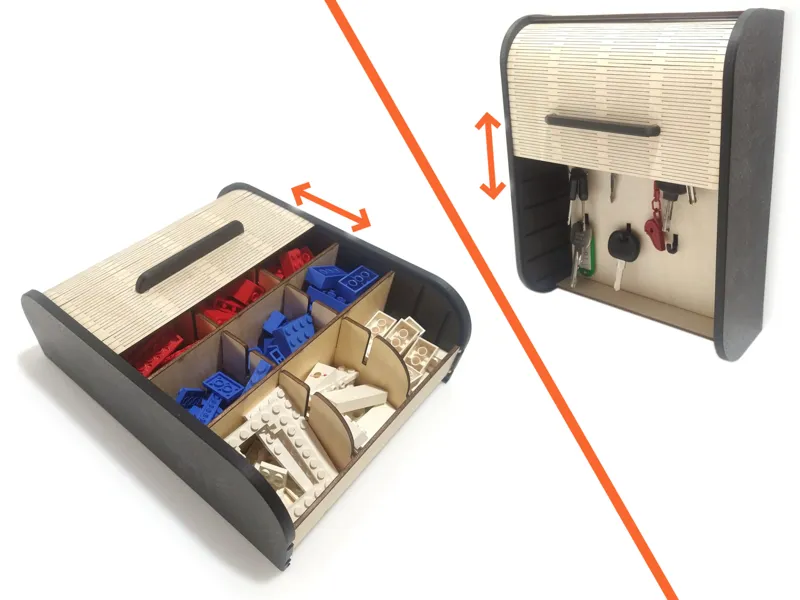 Modular Lasercut Shutter Cabinet/box