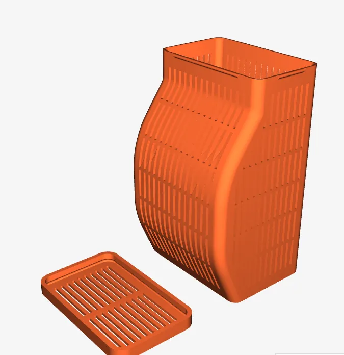 BambuLab AMS Dryer pod with indent for AMS fix 