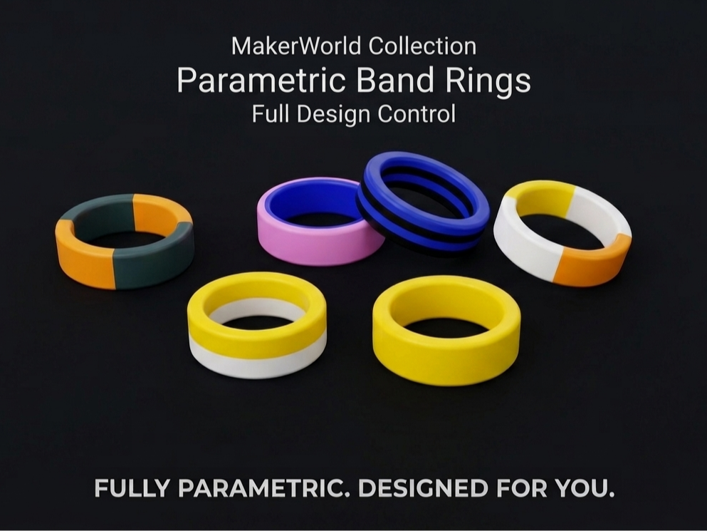 Parametric Ring Generator — Color Patterns