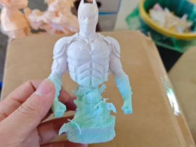 Batman Figure Model Print in Place No Assembly Required