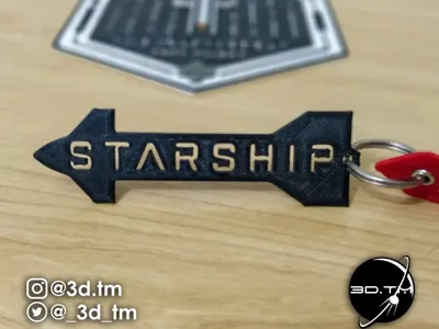 Starship Keyring