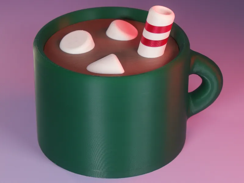 Hot Cocoa Mug with removable Lid - Candy Bowl