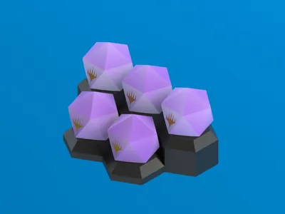 Dice Holder / Display - MTG D20 (32mm)