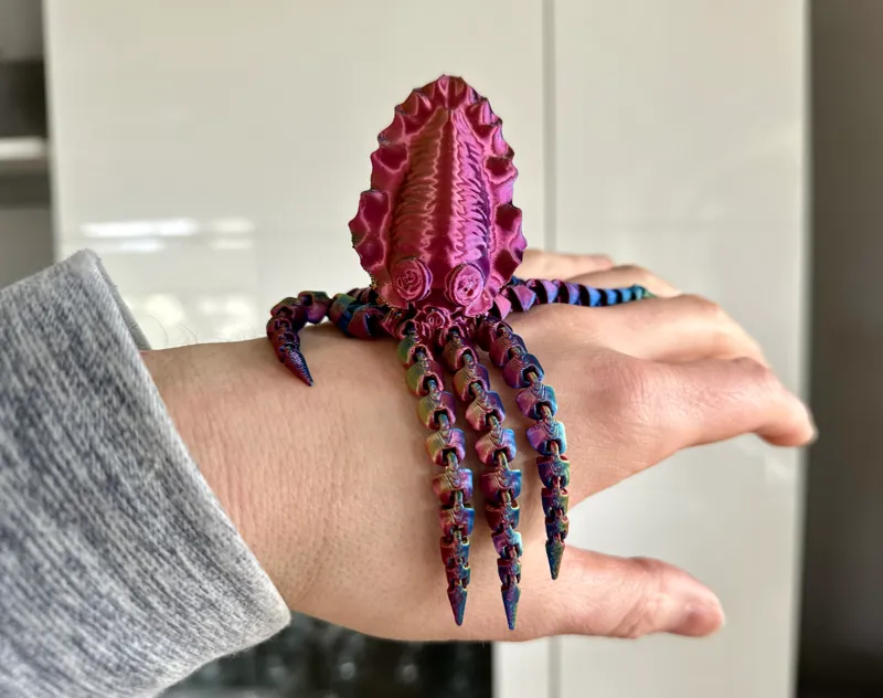 funny articulated Squid