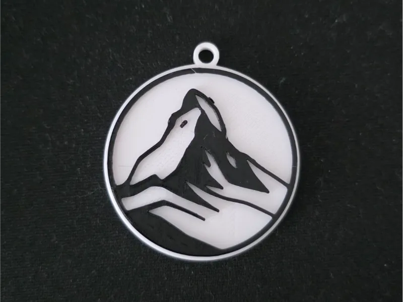 Mountain Keychain